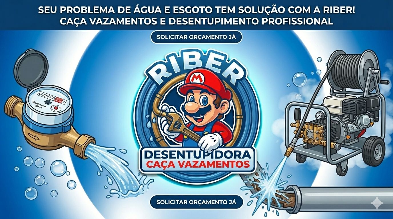 Riber Desentupidora e Caça Vazamentos